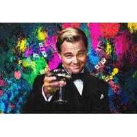 ราคา Great Gatsby Portrait โปสเตอร์ Leonardo Money Dollar Wolf Of Wall Street Graffiti Art ภาพวาดผ้าใบสำหรับห้องนั่งเล่น Home Decor (19930721422)
