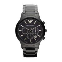 ราคา นาฬิกา Emporio Armani Classic Chronograph หน้าปัดสีดำสำหรับคุณผู้ชายนาฬิกา Jam Tangan Lelaki AR2453 (16604229590)