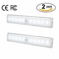 ราคา 2pcs Sensor LED Lights Motion Sensor PIR LED Night Light Bar W Magnetic Strip (20796158199)