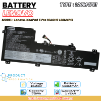 ราคา ส่งฟรี ประกัน 1 ปี Lenovo Battery Notebook Lenovo Xiaoxin PRO16 2021 L20C4PE1 SB11B66553 L20M4PE1 ของแท้ (16202270202)