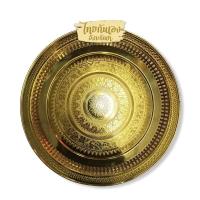ราคา ถาดทอง ถาดเงิน พานทอง 4 ขาเตี้ย ถาดรัตนโกสินทร์ ขนาด42ซม ถาดถวายพระ ถาดผลไม้ ลายไทย พลาสติกหนา (14433026205)