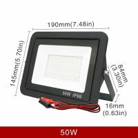 ราคา WLJL018Got Liang DC12V ไฟ LED น้ำท่วม 20W 30W 50W 100W กลางแจ้ง Floodlight Spotlight IP66 กันน้ำสะท้อนแสงแบบพกพาไฟ LED 12 โวลต์ (20618836323)