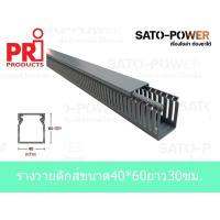 ราคา รางวายดักส์ ขนาด 20 20 60 80 ความยาว 30ซม รางเก็บสายไฟ สีเทา รางเก็บสายไฟแบบทึบ รางครอบสายไฟพลาสติก (20607389054)