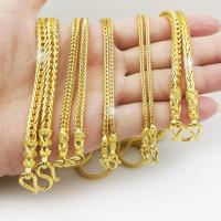 ราคา สร้อยทองลาย4เสา ตะขอปั้มทุกเส้น ไม่ลอกไม่ดำ สร้อยทองโคลนนิ่งเหมือนแท้ N505 ลายสี่เสา 5บาท 10บาทหุ้มทองเคลือบแก้วทองไมครอน (20838149717)