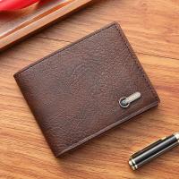 ราคา Mens Wallet With Competitive Prices Dollar Coin Wallet Multiple Slot Wallet Mens Black Coin Wallet PU Leather Mens Wallet (19986521665)