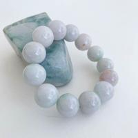 ราคา สร้อยข้อมือหยกประคำ สีขาวแต้มเขียวแอปเปิ้ล หยกแท้จากพม่า ขนาดเม็ดประคำ 17 มม จำนวน 13 เม็ด มม ลายหยกเกิดเองตามธรรมชาติ (15956770314)