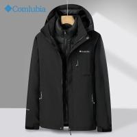 ราคา Columbia Autumn And Winter Mens And Womens Three In One Detachable Down Cotton Jacket Windproof And Waterproof Outdoor Mountaineering Jacket For Women (20615578681)