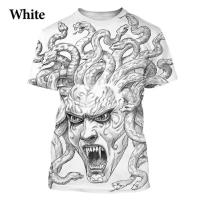 ราคา เทพนิยายกรีก Medusa 3D พิมพ์เสื้อยืดแฟชั่นฤดูร้อนสบายๆรอบคอ T เสื้อผู้ชายผู้หญิงเสื้อผ้า Vintage Tops Tees (20940582980)