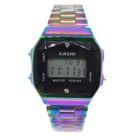 ราคา casio นาฬิกาข้อมือผู้หญิง สายเหล็ก ไม่ลอก กันน้ำ นาฬิกาคาสิโอ้ สายปรับได้ casio สีขาวสีดำ นาฬิกาคาสิโอ้ผู้หญิง RC626 (7198334860)