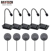 ราคา Daytech 5PCS Dual Way กระจกหน้าต่าง Counter Intercom Interphone สำหรับสำนักงานกลับ Store โรงพยาบาล Intercom ระบบลำโพง (18178283066)