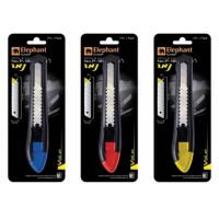 ราคา คัตเตอร์ ELEPHANT มีดคัตเคอร์ รุ่น P 1801A ขนาด 18 มม ใบมีดใหญ่ ตราช้าง คละสี จำนวน 1 ชิ้น (9952250721)