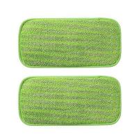 ราคา 2 Pack Reusable Mop Pads Refill for Swiffer Wet Jet Washable Mopping Pads for Floor Cleaning (18558108966)