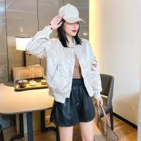 ราคา Kayleigh แจ็กเก็ตแจ็คเก็ตสีดำทรงหลวมตัวสั้นทรงหลวมแนวเกาหลีเสื้อกันหนาวมีขนสำหรับผู้หญิงซิปแจ็คเก็ตฤดูใบไม้ผลิและฤดูใบไม้ร่วงเครื่องแบบเบสบอลใหม่ (18404544605)