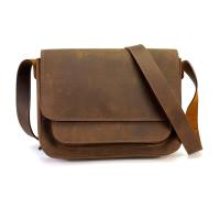 ราคา Chinatown Leather กระเป๋าหนังวัวแท้ สะพายไหล่ ผู้ชาย แนวตั้ง สีแทน (16977091593)