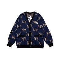 ราคา Fashion Brand Mlb2022 Autumn And Winter New Full Printed Presbyopic Knitted Sweater Ny Retro Sports Mens And Womens Cardigan Sweater (16627356651)