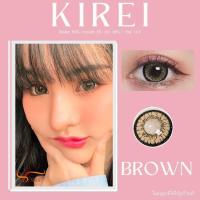 ราคา คอนแทคเลนส์ Kirei Gray Brown ยี่ห้อ Kitty kawaii ค่าสายตาปกติ 700 (9815625263)