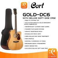 ราคา Cort Gold DC6 with Deluxe Soft Side Case Acoustic Guitar กีตาร์โปร่งไฟฟ้า กีตาร์โปร่ง กีตาร์ GoldDC6 Gold DC6 (21205200452)