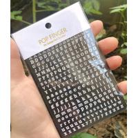 ราคา สติกเกอร์ติดเล็บมีกาวในตัว3D ตัวอักษรตัวเลขภาษาอังกฤษขนาด26นิ้วสติกเกอร์ติดสติ๊กเกอร์ศิลปะตัวอักษรขนาดเล็กสติกเกอร์ติดดอกรอยสักติดเล็บ (13340473530)