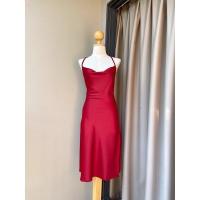 ราคา Summer dress เดรสซาตินตินเชือกผูกหลัง เดรสไปทะเล ชุดไปทะเล (19088290284)