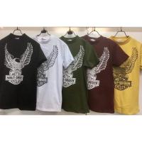 ราคา เสื้อยืดสกรีนลายนกอินทรีย์ Harey Davidson (11699280167)