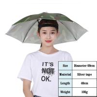 ราคา ร่มกันแดด มหมวก หมวกร่ม ขนาด69cm 77cm ทนป้องกัน UV หมวกร่ม หมวกร่มกันแดด หมวกร่ม กันยูวี พับเก็บได้ พับหมวกร่มครีมกันแดดลมหลักฐานหัวต (17799083458)