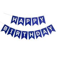 ราคา ส่ง KERRY แถมริบบิ้น พร้อมส่ง ป้ายวันเกิด happy birthday banner (17453055728)