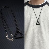 ราคา Triangular Chain Jewelry Ring Pendant Leather Choker Pochita Prop Man Necklace Chainsaw (19913263986)