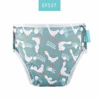 ราคา HappyFlute Baby Reusable 1PC Swimming Diapers Boys or Girls Cartoon Swimwear Children Adjustable Summer Swimming Nappy Pants Cloth Diapers (19858427796)