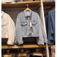 ราคา Uniqlo U เสื้อผ้าสตรี2022ฤดูใบไม้ร่วงห้องลองเสื้อแจ็คเก็ตผ้าเดนิมแขนยาว Y450531เสื้อแจ๊คเก็ตแบบสั้น (17651936367)
