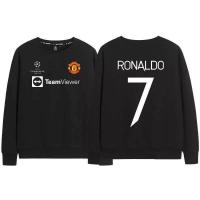 ราคา เสื้อกันหนาวผู้ชาย2022ฤดูหนาวใหม่โลกถ้วยที่ระลึกเสื้อกีฬาฟุตบอลเสื้อโค้ทเด็กผู้หญิง C Luo การฝึกอบรมฟิตเนสคอกลมเสื้อกันหนาวเสื้อกันหนาวผู้ชาย (17096783308)