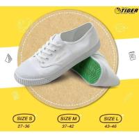 ราคา รองเท้าผ้าใบ รองเท้าพละ รองเท้าลูกเสือ ผ้าใบเด็กโต รองเท้าผ้าใบนักเรียน รองเท้านักเรียน รองเท้าผ้าใบ ไทเกอร์ พร้อมส่ง (17072273600)
