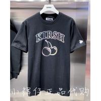 ราคา victoria Versace FUGUINIAO Korean trendy brand KIRSH cherry print all match simple short sleeved T shirt FKQMCTR573M (18869999968)