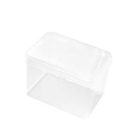 ราคา กล่องเก็บ AN249สี่เหลี่ยมใสแบบพกพากระเป๋าเก็บเครื่องสำอางพลาสติกขนาดเล็กกล่องเก็บของในบ้านพัฟแป้งแบบมีฝาปิด (20913758055)