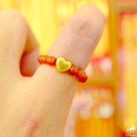 ราคา แหวนหัวใจทอง หินแท้ น้ำหนักทอง 0 1 กรัม ทองคำแท้ 99 99 24K (16435649152)