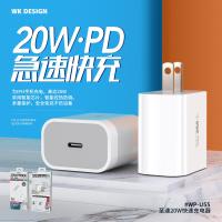 ราคา WK DESIGN WP U55 Speed หัวชาร์จเร็ว PD20W มีรูเสียบ1ช่อง Type C พร้อมส่ง (14798286620)