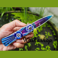 ราคา มีดพับพก CHONGMING สปินเนอร์ หมุนลื่น รุ่น No CM76 ลายใบไม้สีรุ้ง ใบมีดยาว 2 5 นิ้ว ด้ามจับ Stainless Steel ระบบล็อค Liner Lock มีดพกพา มีดพับ มีดเดินป่า มีดทำครัว มีดหมอ มีดพร้า มีดพกพา มีดพับ มีดเดิ