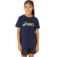 ราคา ASICS ASICS LOGO TEE KIDS TRAINING เสื้อ เด็ก เสื้อ เสื้อคอกลม ของแท้ MIDNIGHT GLOW YELLOW (21021419763)