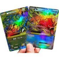 ราคา HOT pdh711 20Pcs TCG Deck Pokemon GX Flash Cards Collection Card Booster Pokemon Flash UR Cards Shiny Cards Best Gift All Flash Cards no Duplication Random Style Collectible (20321118255)