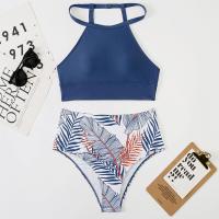 ราคา บิกินี่ ชุดว่ายน้ำ ทูพีช ครอปสายเดี่ยว พร้อมบิกินี่เอวสูง เข้าเซ็ต (21161686475)