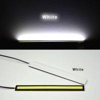 ราคา ไฟทำงานสำหรับตอนกลางวัน17ซม อะลูมิเนียม12V COB LED DRLแถบไฟ COB LED DRL แถบไฟทำงานรถยนต์2ชิ้น (19723018101)