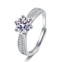 ราคา แหวนเพชรโมอิสเทียมแปดหัวใจและแปดลูกศรสำหรับ Womenqiangsi281419 (18986800055)