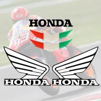 ราคา Honda Wings สติกเกอร์สะท้อนแสงรถจักรยานยนต์สติกเกอร์รูปลอกสำหรับ Honda VFR 400 800 CBR 600 1000 250 500 PCX 160 (19301875639)