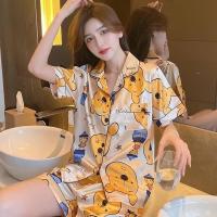 ราคา ชุดนอน พร้อมส่ง ชุดนอนน่ารัก ลายหมีพูห์ น้องน่ารักก (20120266893)