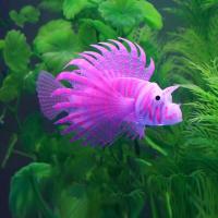 ราคา Yuanhesheng ตู้ปลาปลอมเรืองแสง Lionfish ซิลิโคนปลาเรืองแสงในที่มืดเครื่องประดับน้ำ (14109596816)