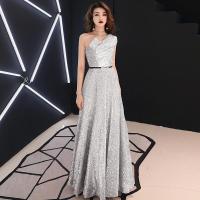 ราคา Mystery Store Pretty Banquet Dress Elegant Black Party Prom Dress Elegant Sequin Evening Dress Host Shows Dress (16197349100)