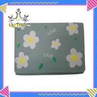 ราคา QIC Women Purse Comfortable Artifical Leather Colorful Printed 3 fold Fashion Short Wallet (20820169776)