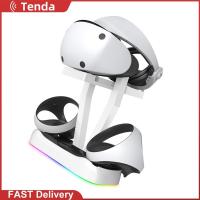 ราคา แท่นชาร์จแว่นตา VR พร้อมแสง RGB VR แท่นวางแว่นตาป้องกันการตกหล่นชาร์จ USB C เพื่อความบันเทิงแว่น VR อุปกรณ์เสริม (20646112228)