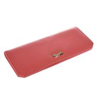 ราคา Lady Slim Faux Leather Long Wallet Card Purse Bag green (20129333811)