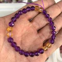 ราคา สร้อยข้อมือคริสตัลสีม่วงธรรมชาติหลายเหลี่ยมสร้อยข้อมือคริสตัลสวยงาม (20195779597)