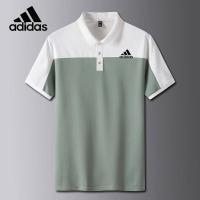ราคา Adidas เสื้อโปโลผู้ชายแขนสั้นคอปกเสื้อยืดคอปกผ้าฝ้ายแท้เสื้อกีฬาสำหรับฤดูร้อน (10405324120)